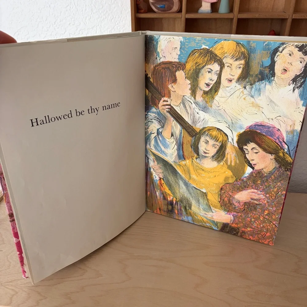 VINTAGE | The Lord’s Prayer Children’s Illustrated Hardcover Book